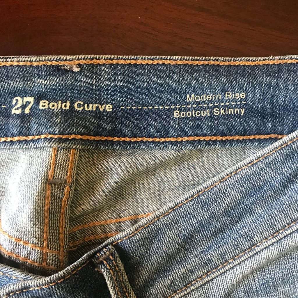 Levis Denim Bootcut Skinny Modern Rise Woman